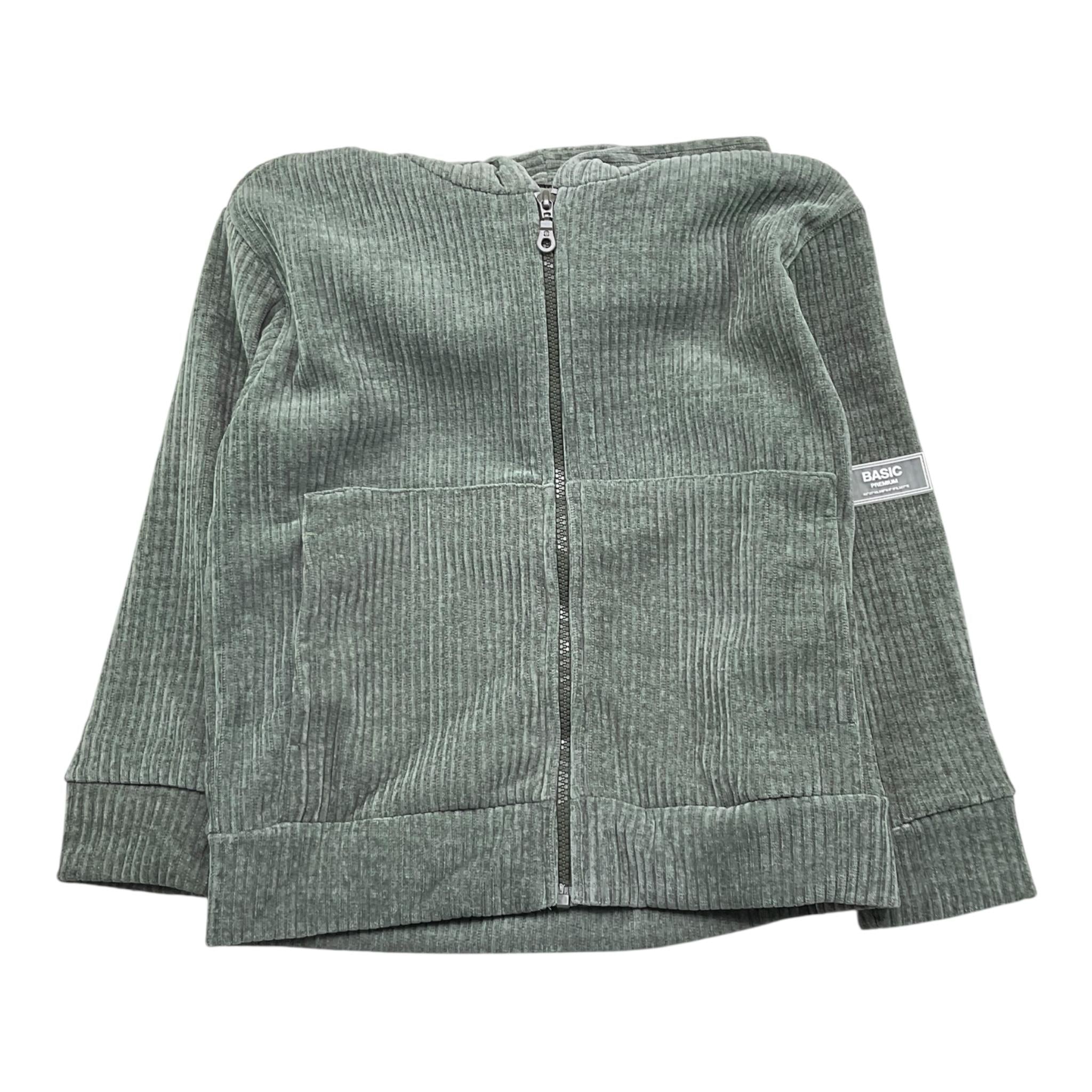 PAOLO PECORA felpa tinta unita con zip e cappuccio Verde per Bambino PP3803 VERDE PAOLO PECORA
