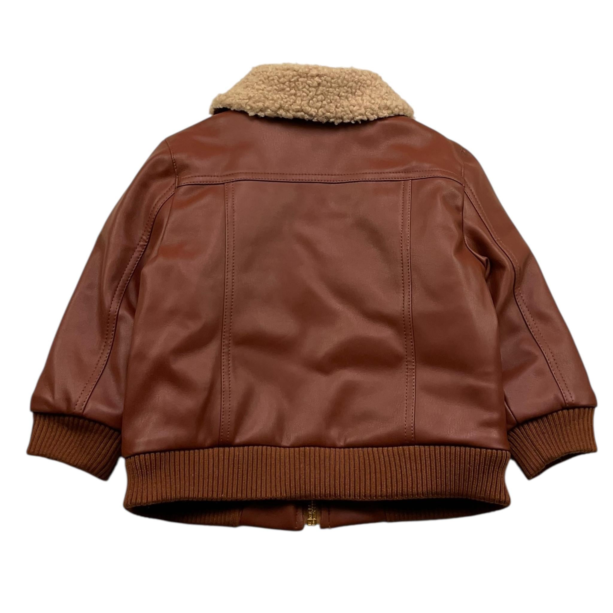 LE BEBE' giubbino tinta unita con collo teddy Marrone per Neonato LBB4763 MARRONE LE BEBE'