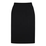 BALMAIN gonna lunga tinta unita con bottoni Nero per Bambina BV7A70 NERO BALMAIN