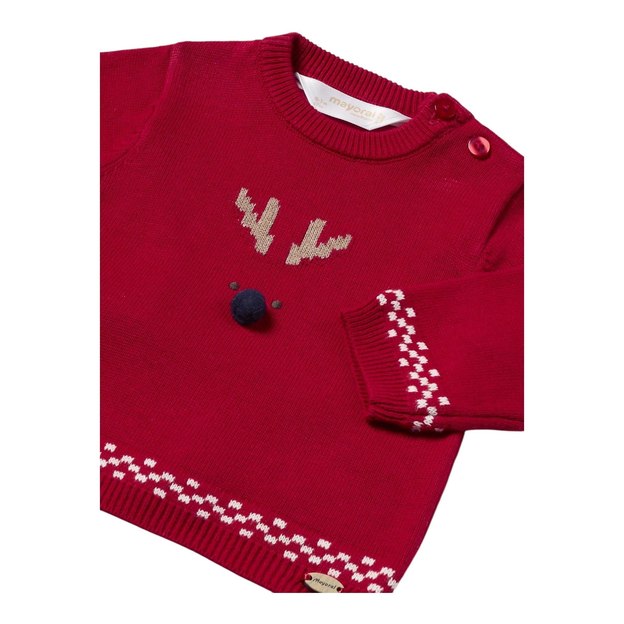 MAYORAL completo 3 pezzi maglia-bermuda-calzini Rosso per Neonato 2249 ROSSO MAYORAL