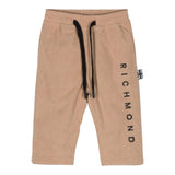 JOHN RICHMOND pantalone tinta unita con stampa e elastico in vita Beige per Neonato RIA24049PAXJ BEIGE JOHN RICHMOND