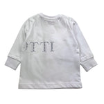 CESARE PACIOTTI shirt girocollo tinta unita con stampa Bianco per Neonato TSP5375B BIANCO CESARE PACIOTTI