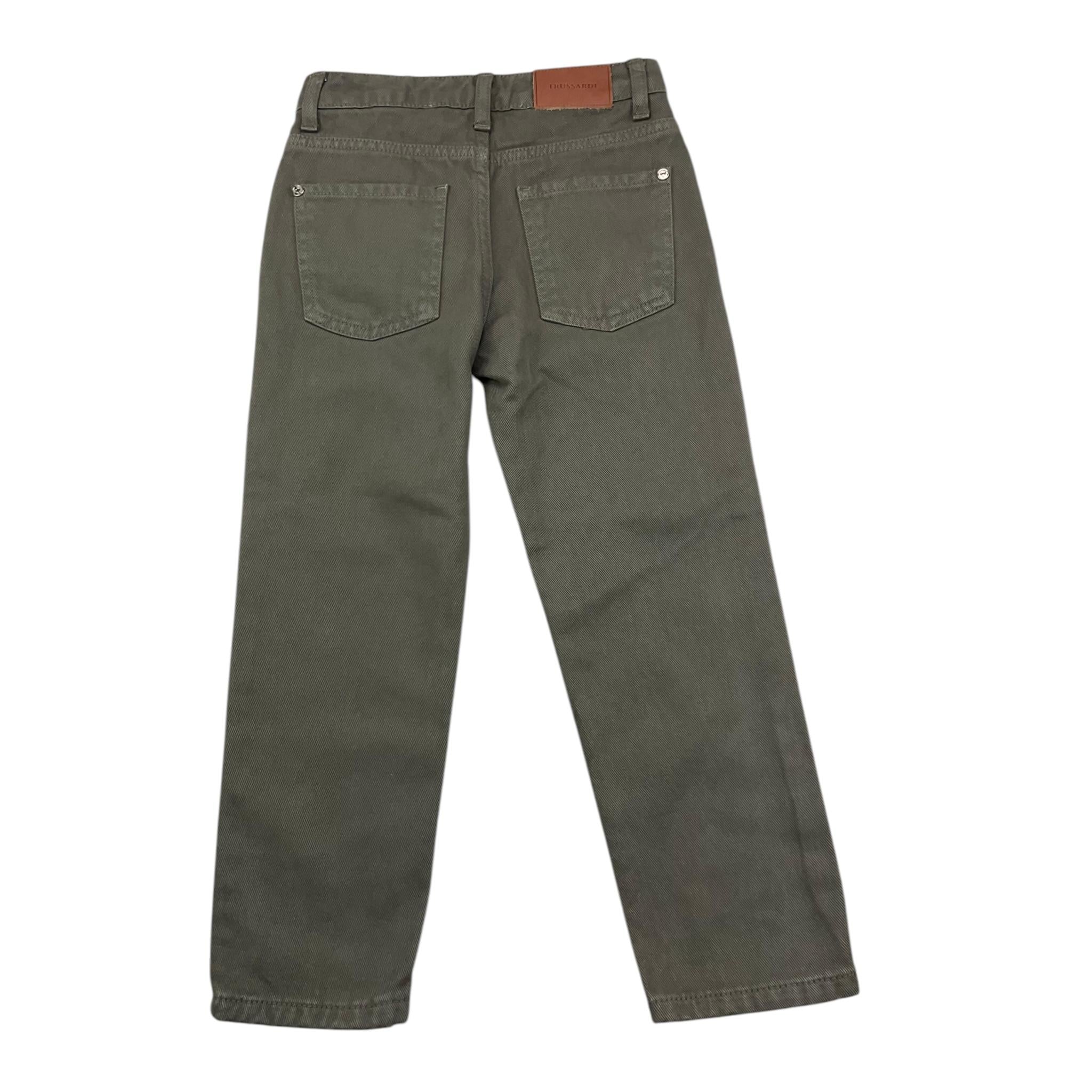 TRUSSARDI pantalone tinta unita con girovita regolabile Grigio per Bambino TBA25026PA GRIGIO TRUSSARDI