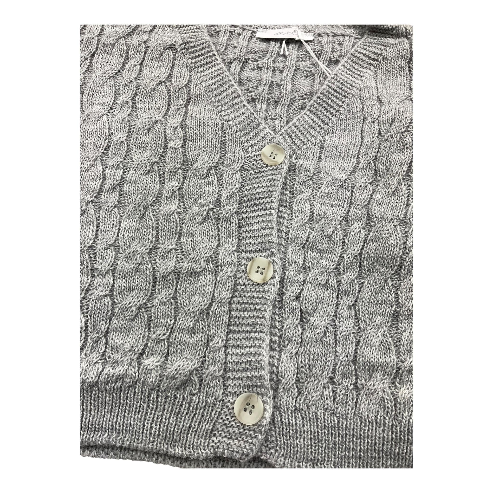 M+E' cardigan tinta unita Grigio per Neonata UE1568N GRIGIO M+E'