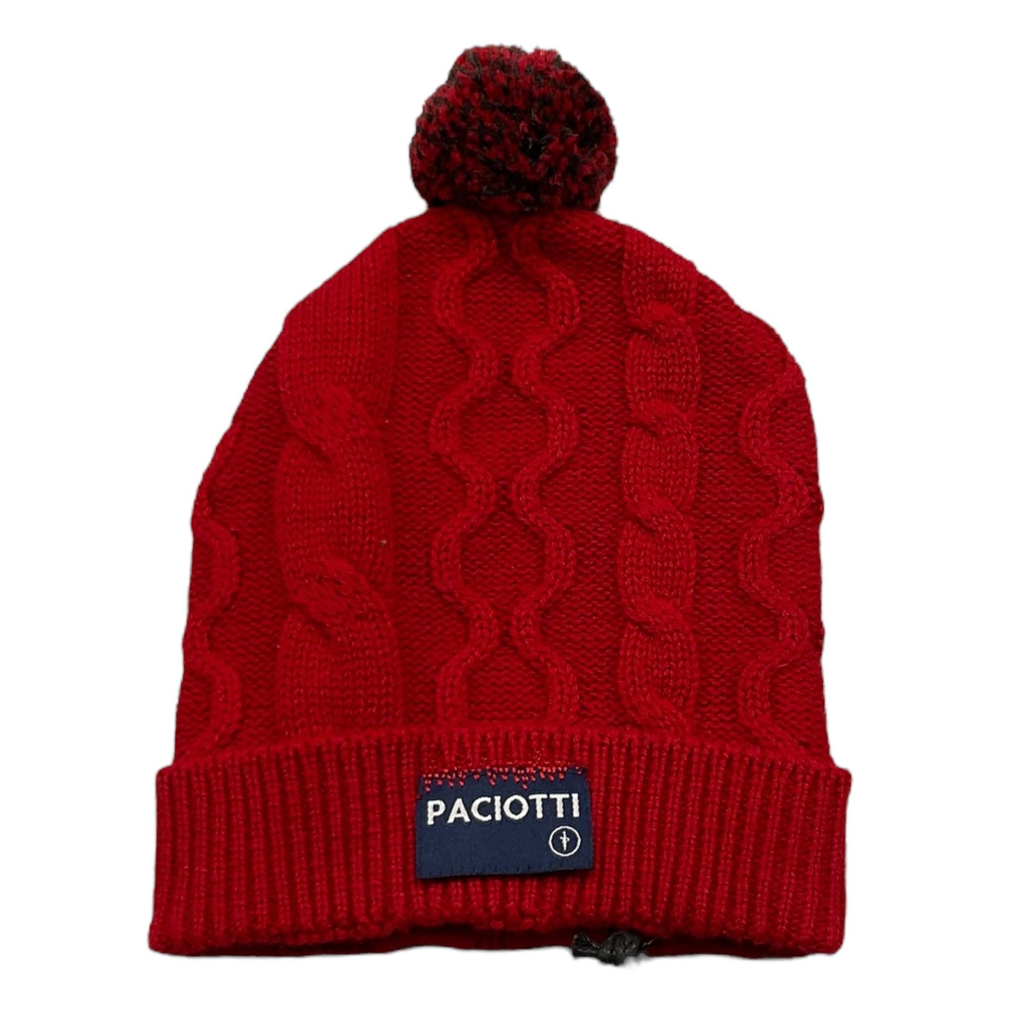 CESARE PACIOTTI cappello tinta unita con logo Rosso per Bambino CAP3325B ROSSO CESARE PACIOTTI