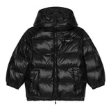DOLCE & GABBANA giubbino modello bomber con cappuccio e zip Nero per Bambino L4JB6F NERO DOLCE & GABBANA