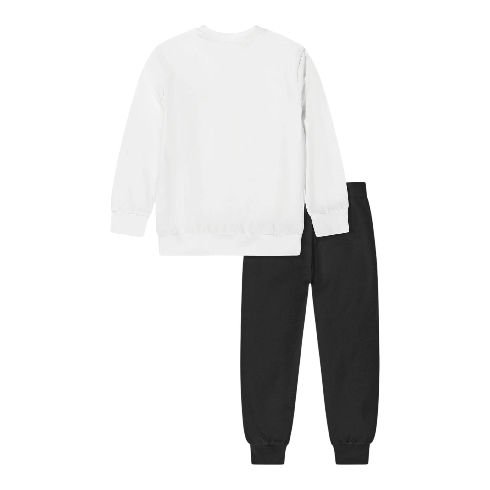 DSQUARED2 completo 2 pezzi felpa-pantalone Nero/bianco per Bambino DQ2653 NERO/BIANCO DSQUARED2
