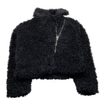 TO be too giubbino teddy tinta unita Nero per Bambina TBT2490 NERO TO be too
