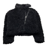 TO be too giubbino teddy tinta unita Nero per Bambina TBT2490 NERO TO be too