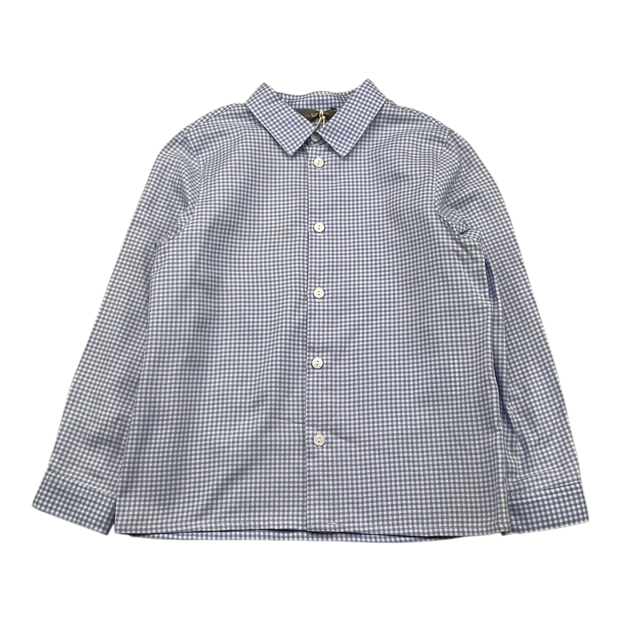 LITTLE BEAR camicia tinta unita con microfantasia Bianco per Bambino 5238J BIANCO LITTLE BEAR