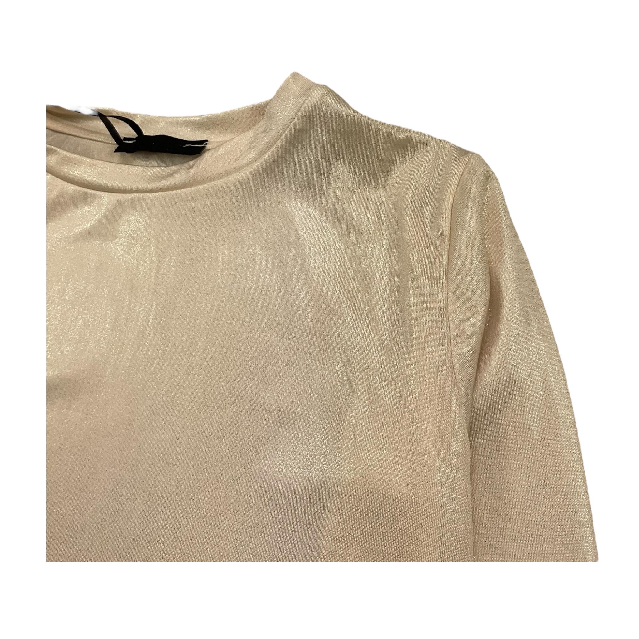 FUN & FUN shirt girocollo tinta unita Beige per Bambina FNJTS16269 BEIGE FUN & FUN
