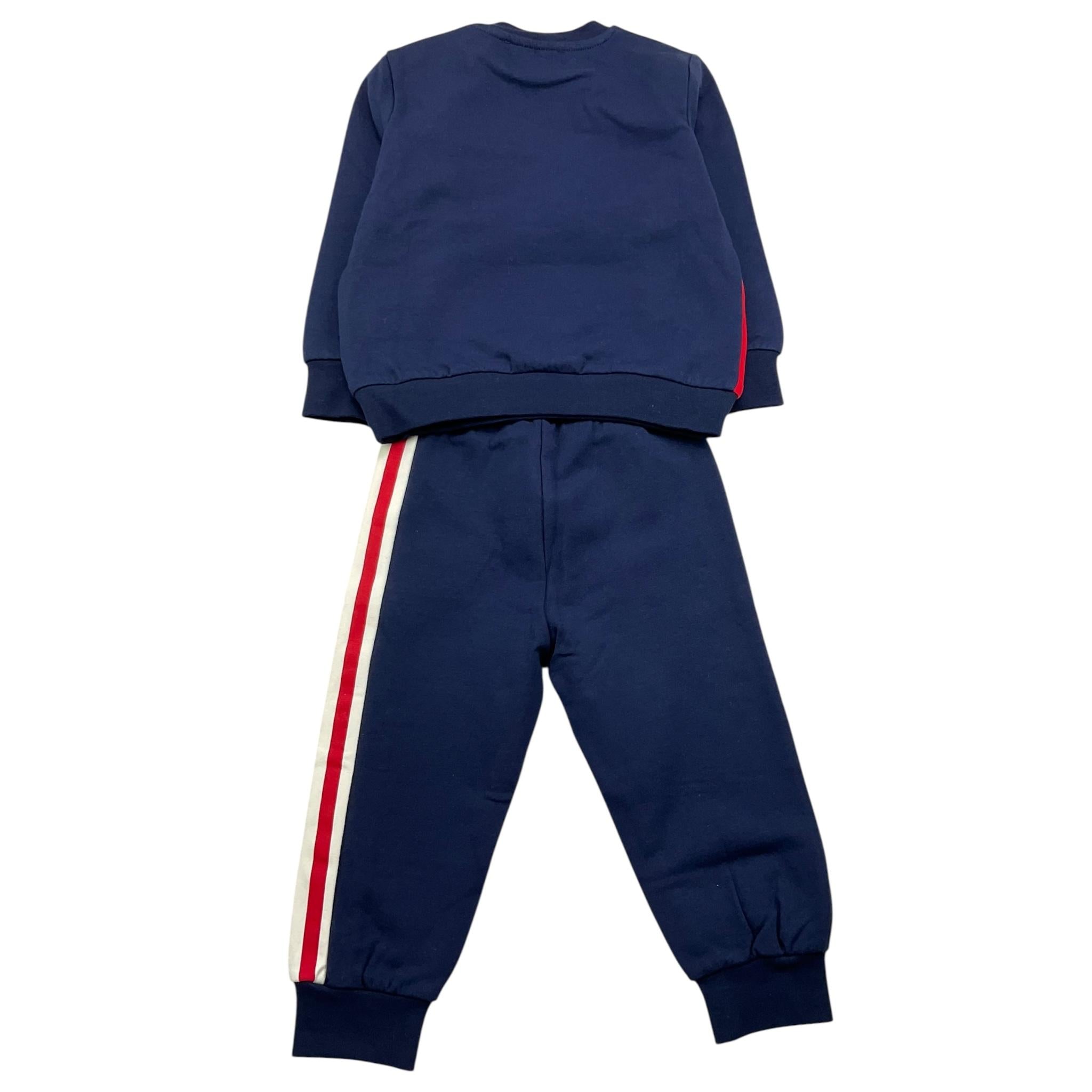 ICEBERG completo tuta 2pz bicolore felpa-pantalone Blu per Neonato CFICE5306NBX BLU ICEBERG