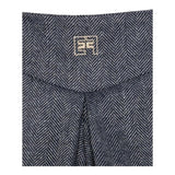 ELISABETTA FRANCHI short tinta unita con microfantasia Blu per Neonata EGBE019X BLU ELISABETTA FRANCHI