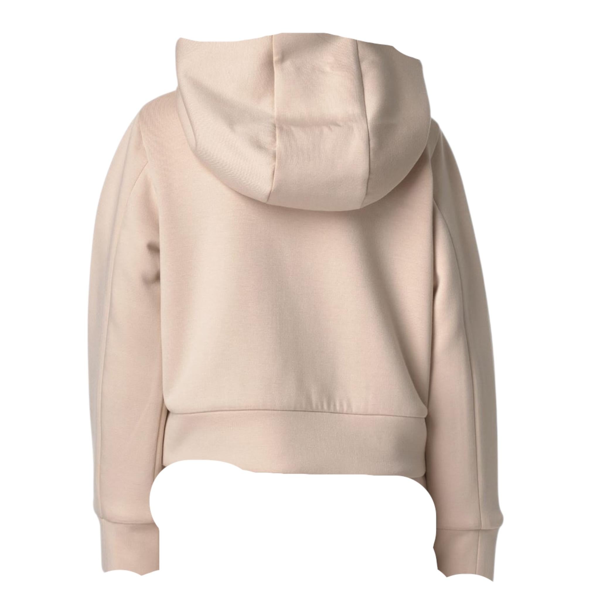 K-WAY felpa con zip e cappuccio tinta unita Rosa per Bambina K41365WXX ROSA K-WAY