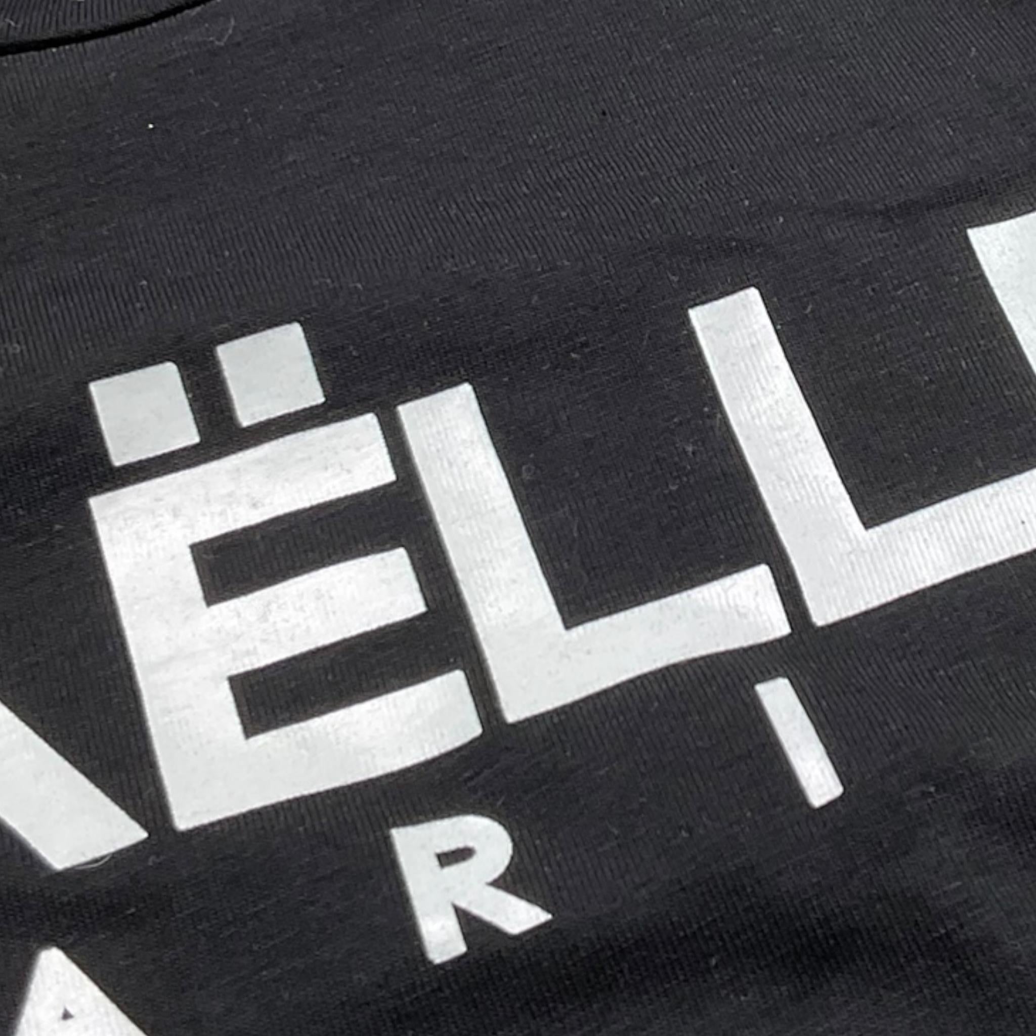 GAELLE shirt girocollo tinta unita con stampa Nero per Bambina 2741M00316X NERO GAELLE