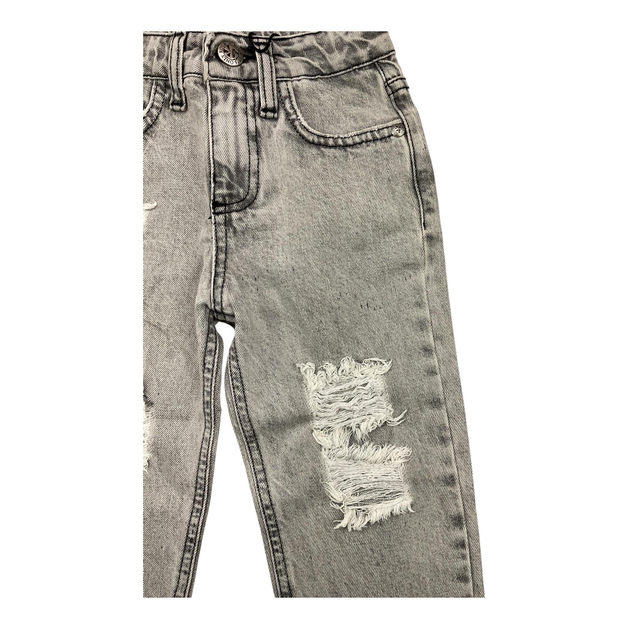 JOHN RICHMOND jeans tinta unita con girovita regolabile Grigio per Bambino RBA24158JE GRIGIO JOHN RICHMOND