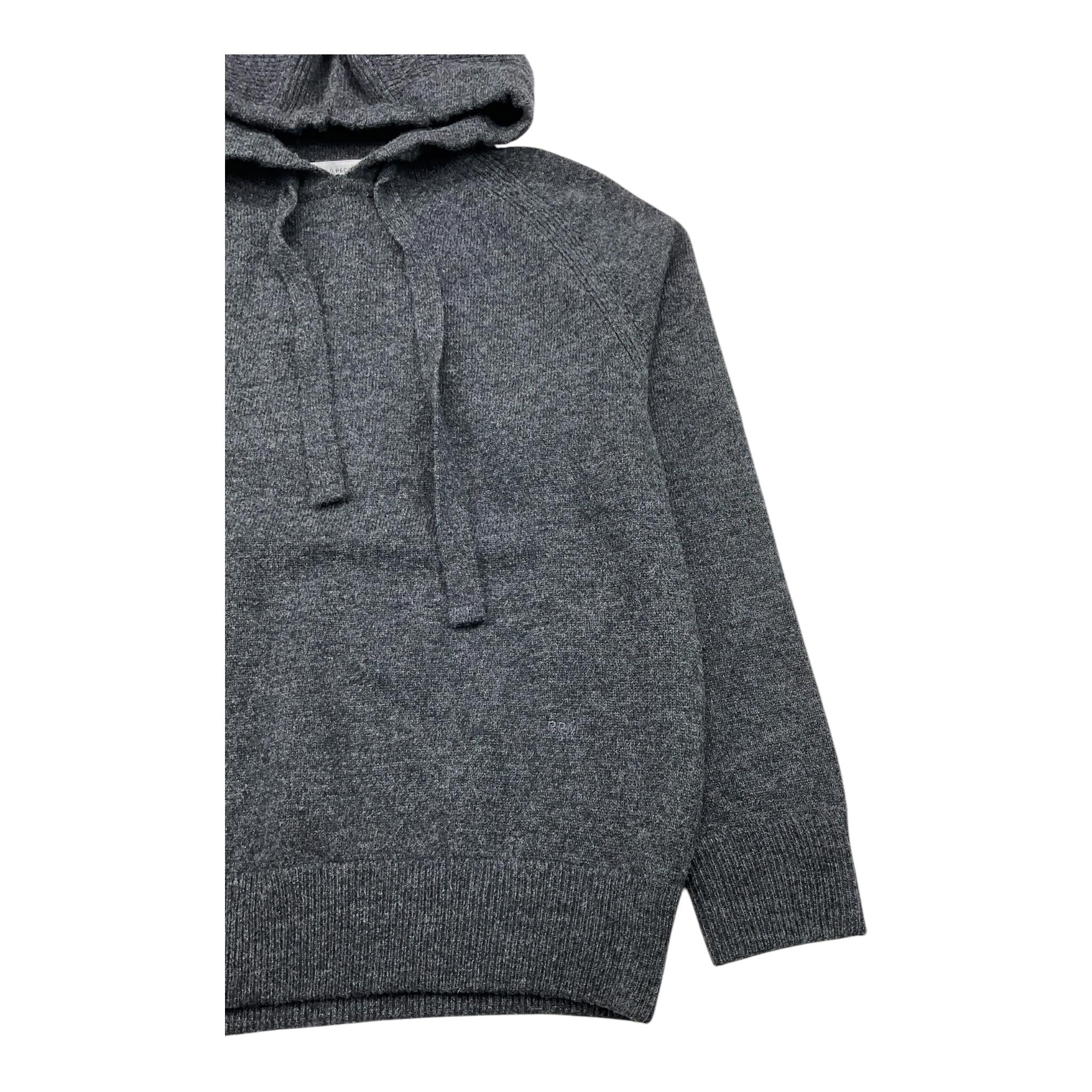 PAOLO PECORA maglia con cappuccio tinta unita Grigio per Bambino PP4101 GRIGIO PAOLO PECORA