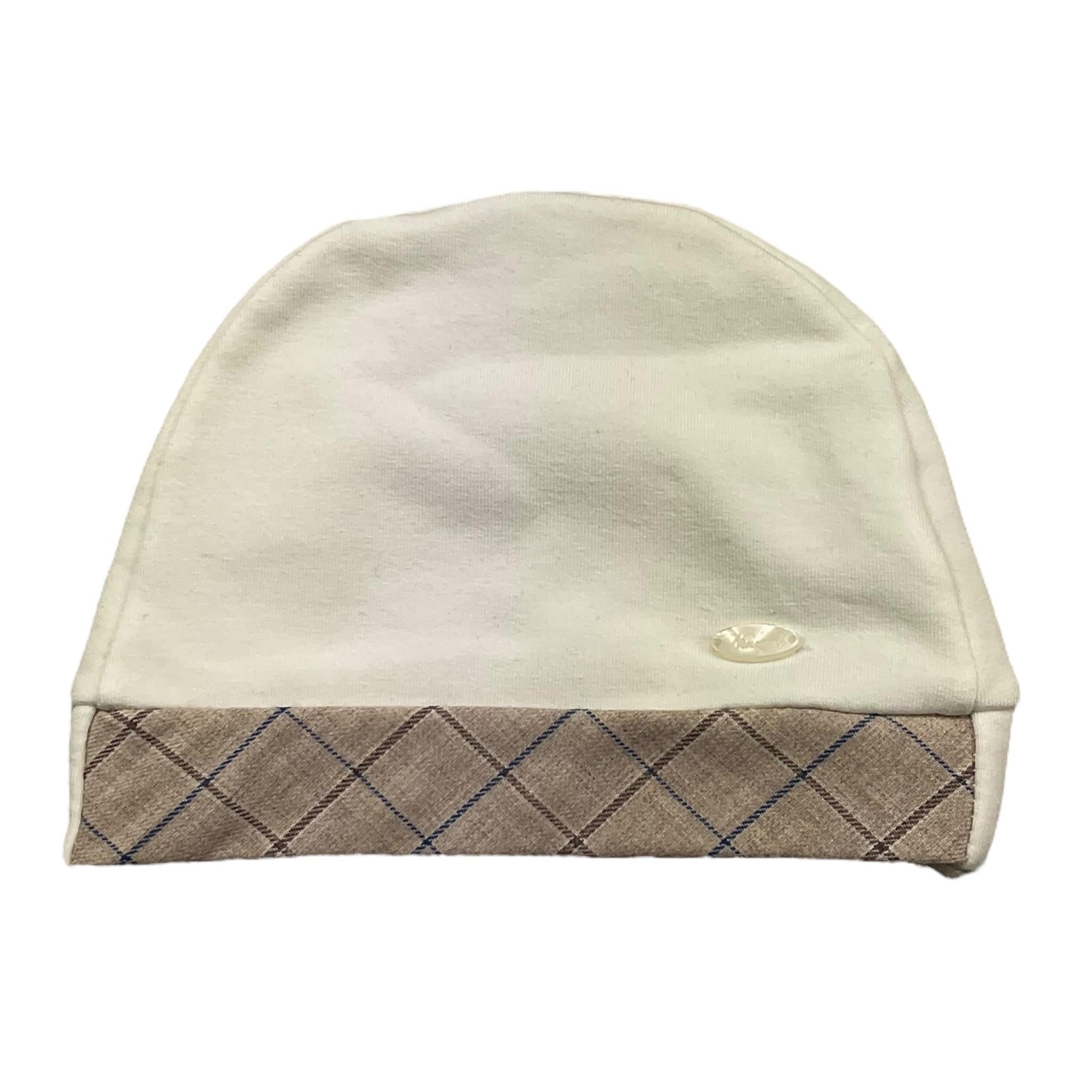 NINNAOH cappello tinta unita con fantasia Bianco per Neonato I23211 BIANCO NINNAOH