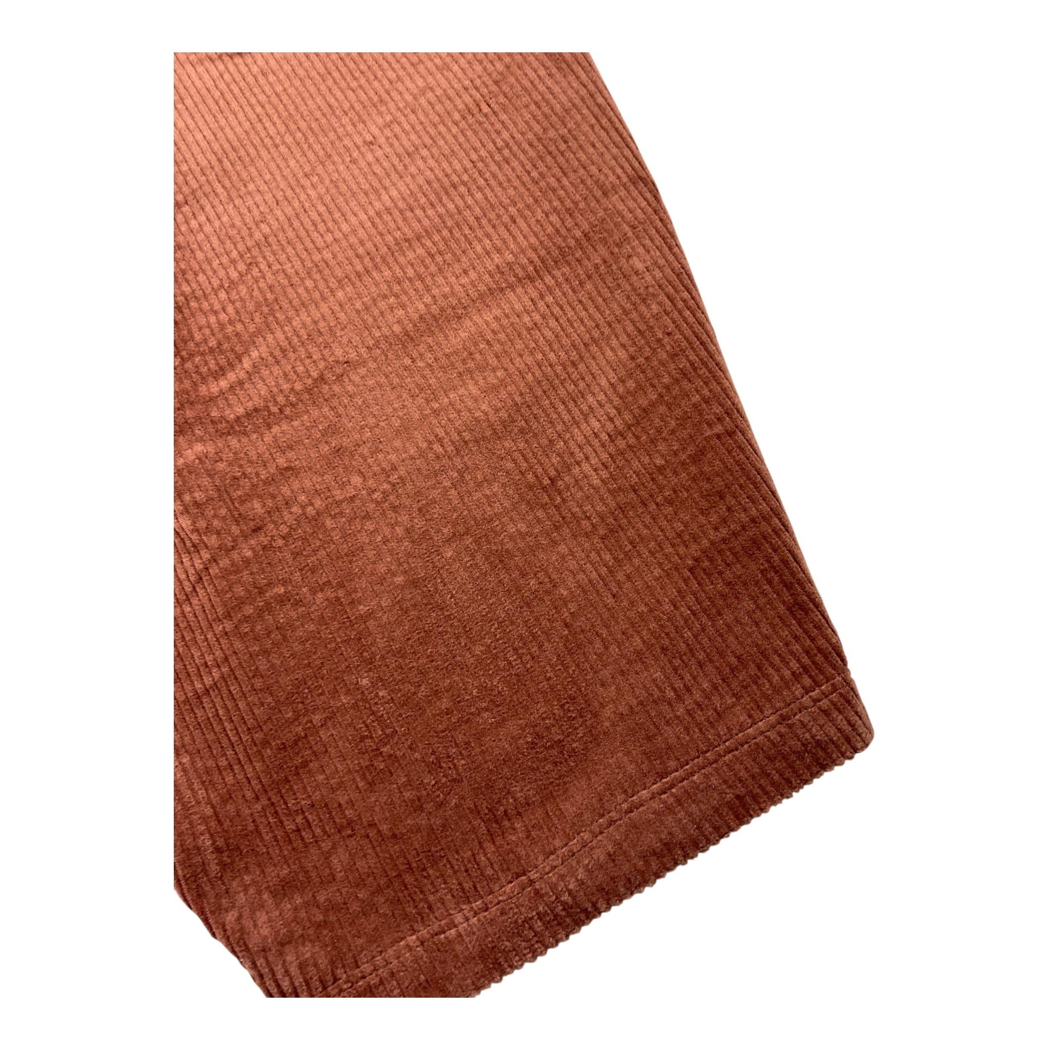 @MADILLY pantalone tuta tinta unita con elastico in vita modello a palazzo Biscotto per Bambina 01944 BISCOTTO @MADILLY