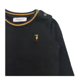 TRUSSARDI felpa chiusa girocollo tinta unita Nero per Neonato TIA25080FE NERO TRUSSARDI