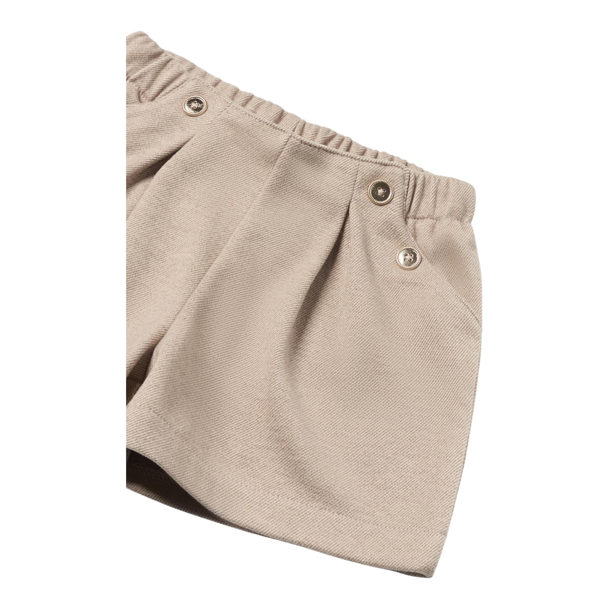 MAYORAL short tinta unita con elastico in contrasto Beige per Neonata 2252 BEIGE MAYORAL