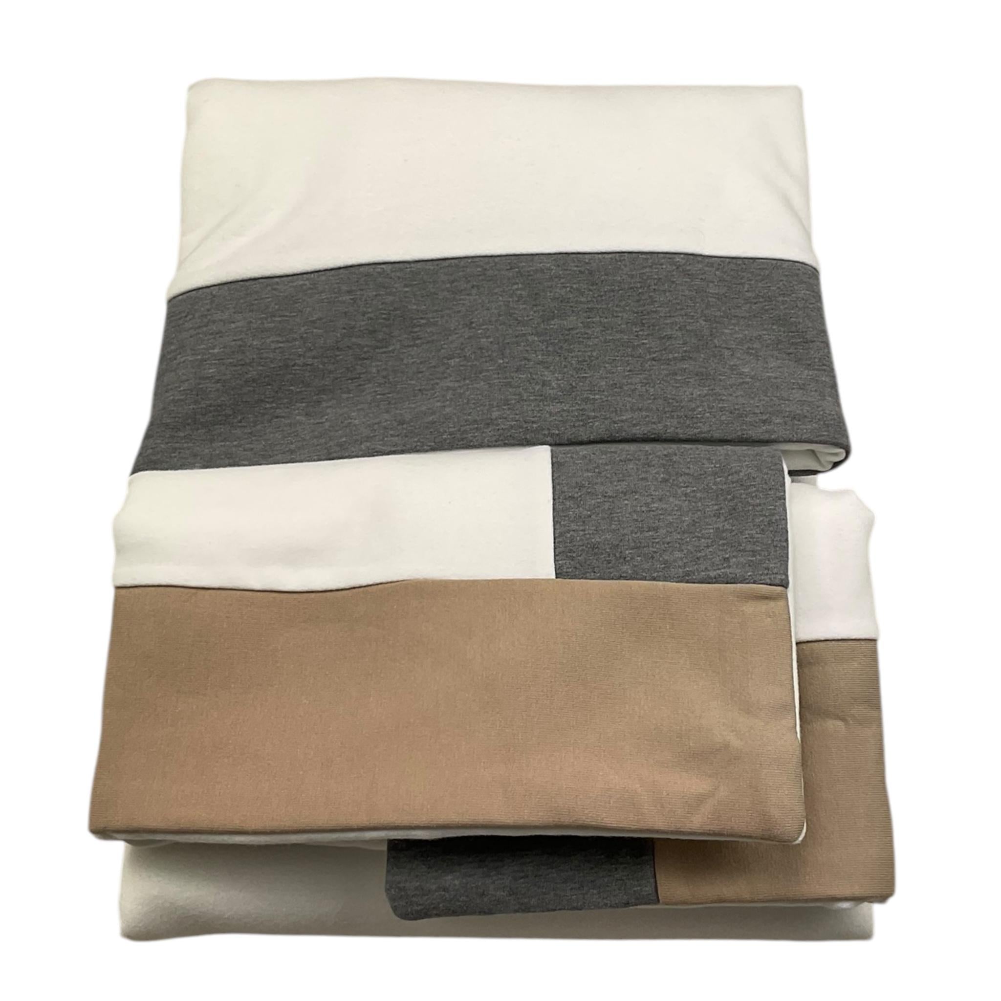 LE BEBE' coperta tinta unita con stampa orso Panna per Neonato LBB5222 PANNA LE BEBE'