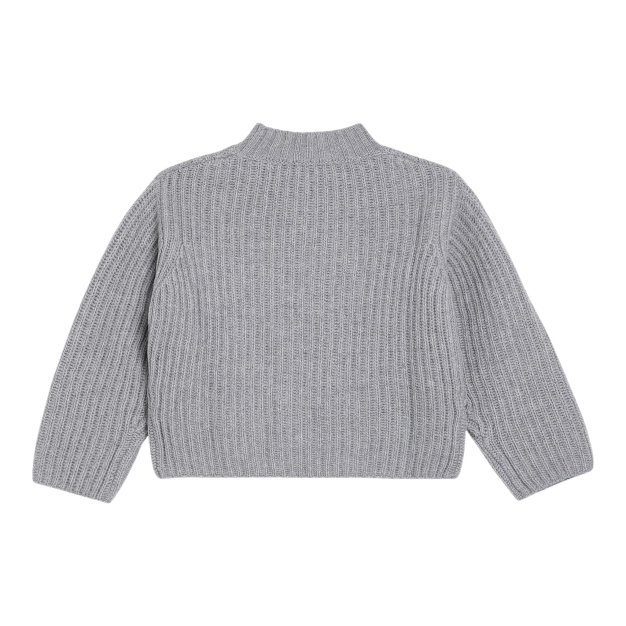 IL GUFO maglia mezzo collo tinta unita Grigio per Bambina A24MA454EM220J GRIGIO IL GUFO
