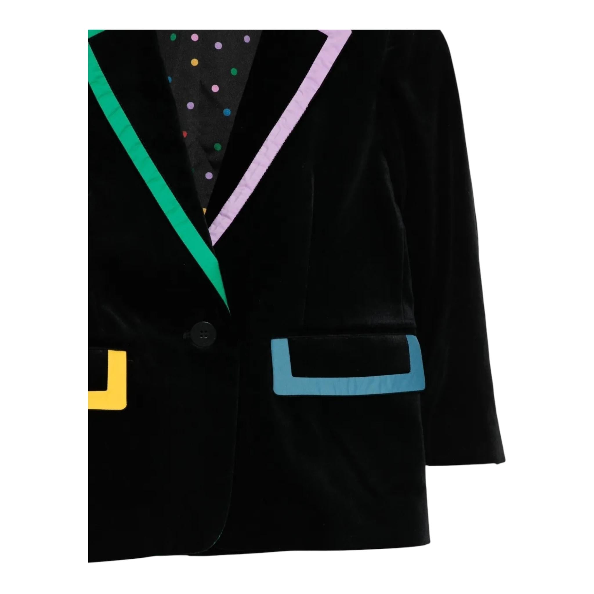 STELLA McCARTNEY giacca tinta unita in velluto Nero per Bambino TV2D54 NERO STELLA McCARTNEY