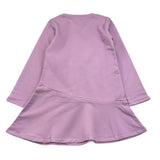LIU JO abito modello felpa tinta unita con stampa Lilla per Bambina KF4023XX LILLA LIU JO