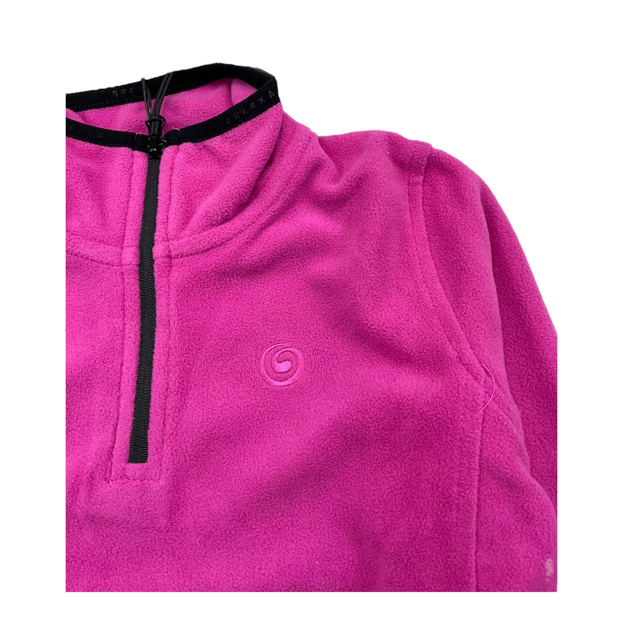 BREKKA shirt tinta unita con zip e colletto Rosa per Bambina BRFW6009 ROSA BREKKA