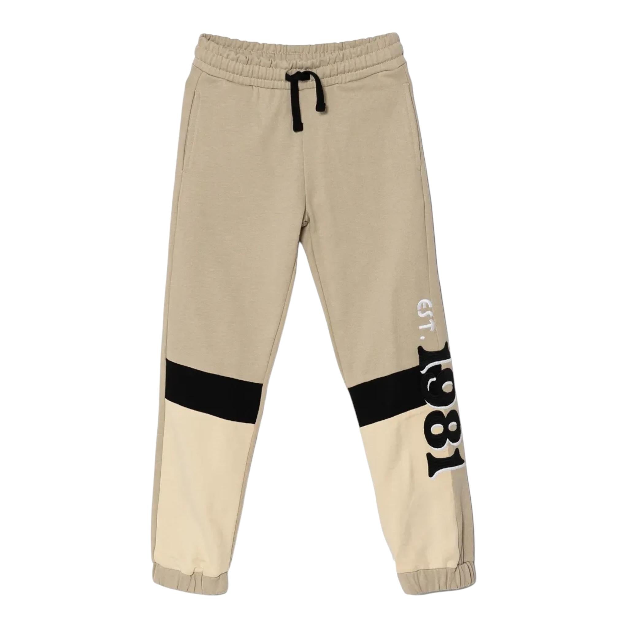 GUESS pantalone tuta tinta unita con stampa Beige per Bambina N4BQ11KAD73 BEIGE GUESS