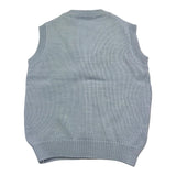 BARCELLINO gilet tinta unita con trecce Azzurro per Neonato 105608 AZZURRO BARCELLINO