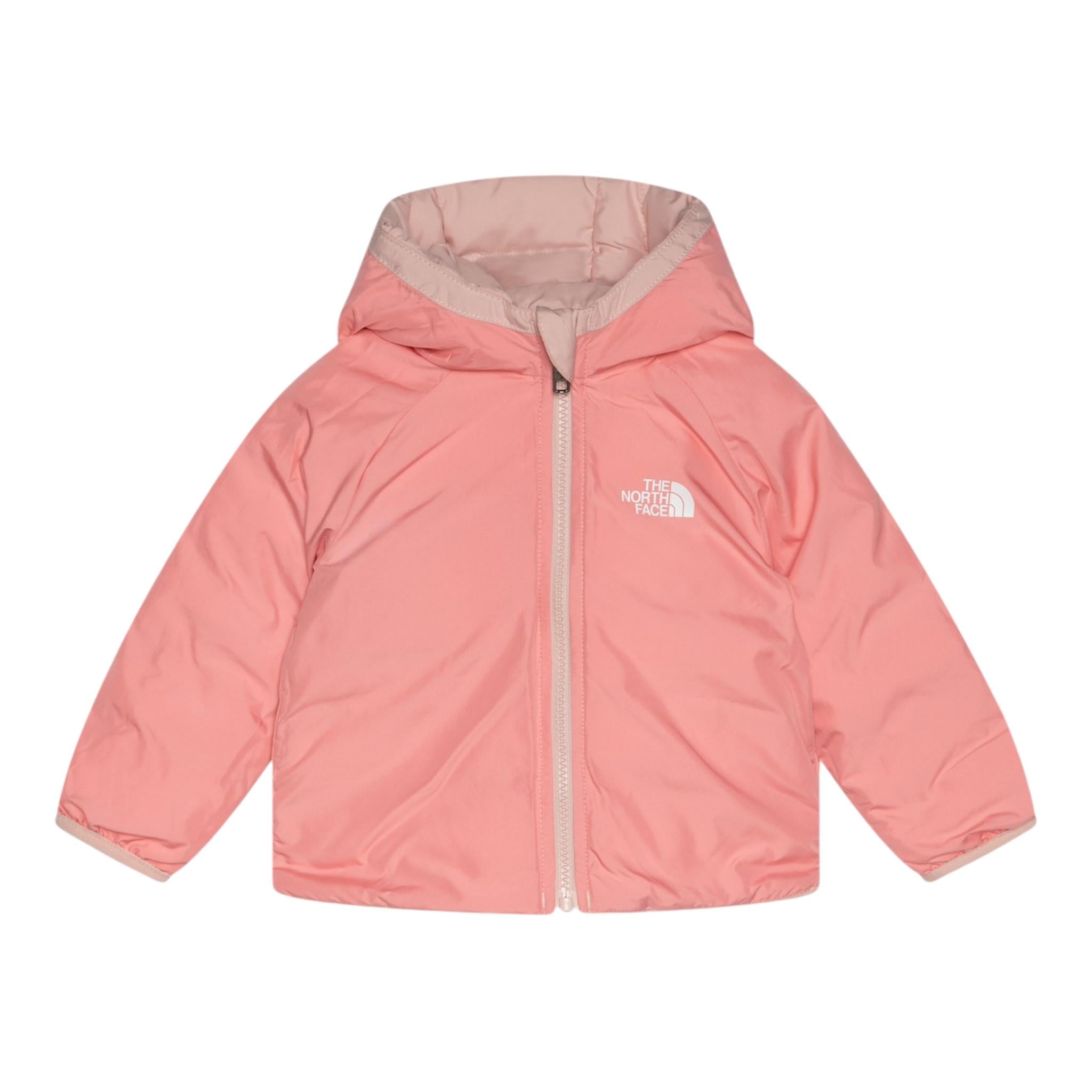 THE NORTH FACE giubbino bicolre reversibile con cappuccio e zip Rosa per Neonata NF0A88W3LK6 ROSA THE NORTH FACE