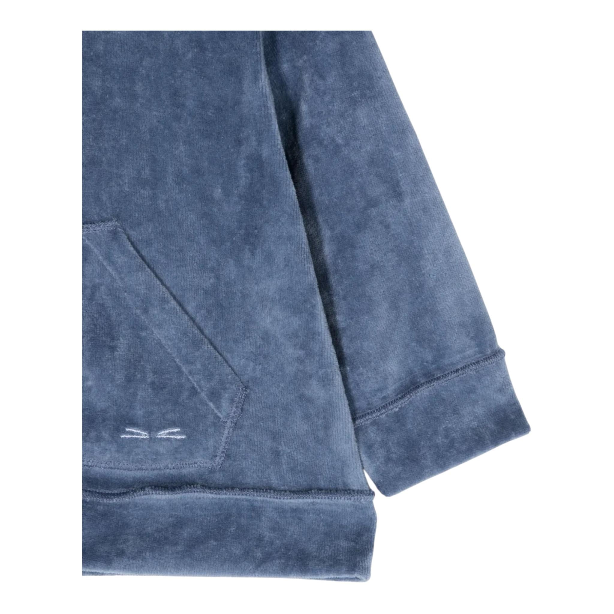 TEDDY E MINOU felpa con zip e cappuccio tinta unita Blu per Neonato I24GD013M0137 BLU TEDDY E MINOU
