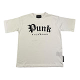 JOHN RICHMOND t-shirt girocollo tinta unita con stampa logo Bianco per Bambino RGA25097TS BIANCO JOHN RICHMOND