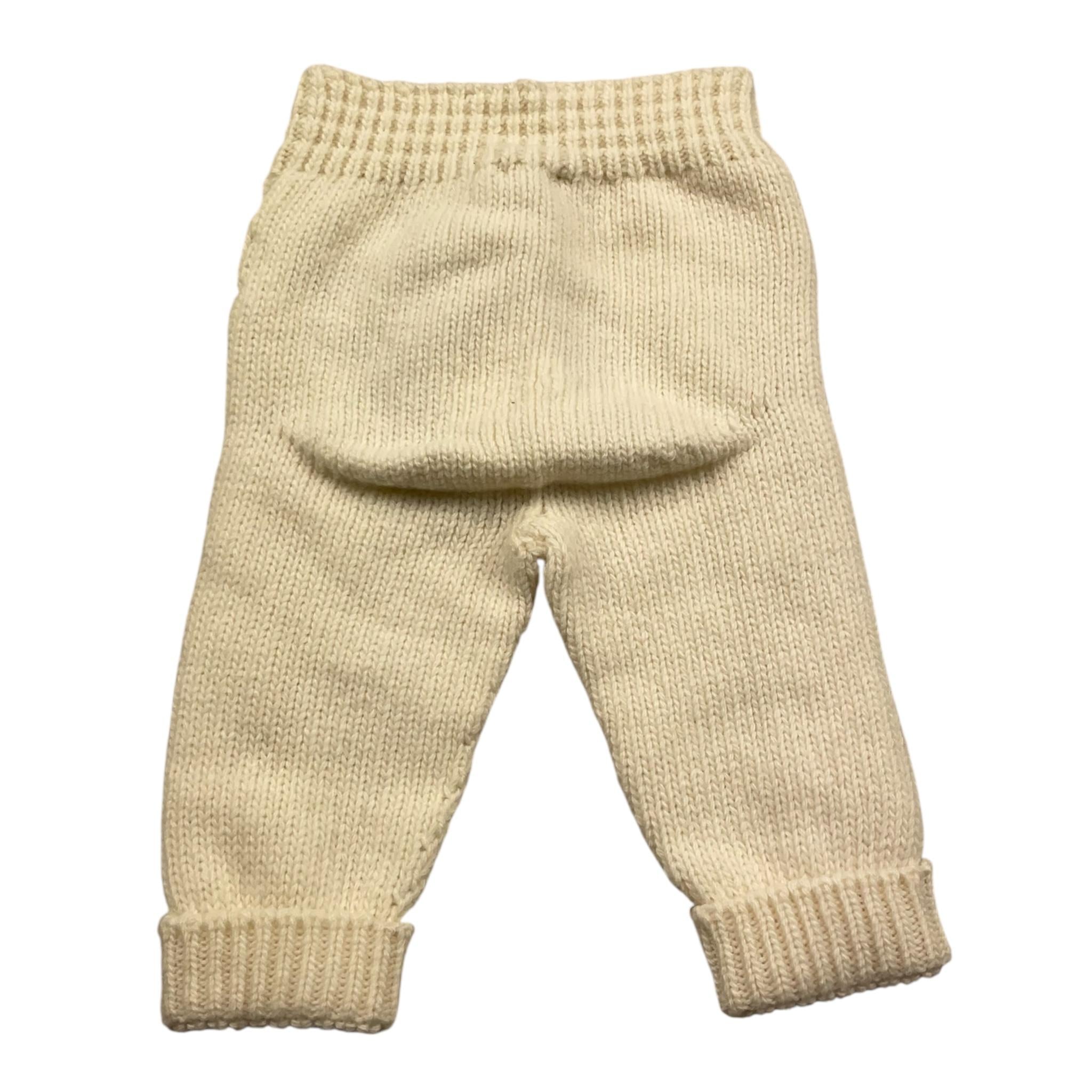 WEDOBLE pantalone in maglia tinta unita Panna per Neonato I2404322 PANNA WEDOBLE