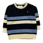 TRUSSARDI maglia girocollo tricolore Multicolor per Neonato TIA2511MA MULTICOLOR TRUSSARDI