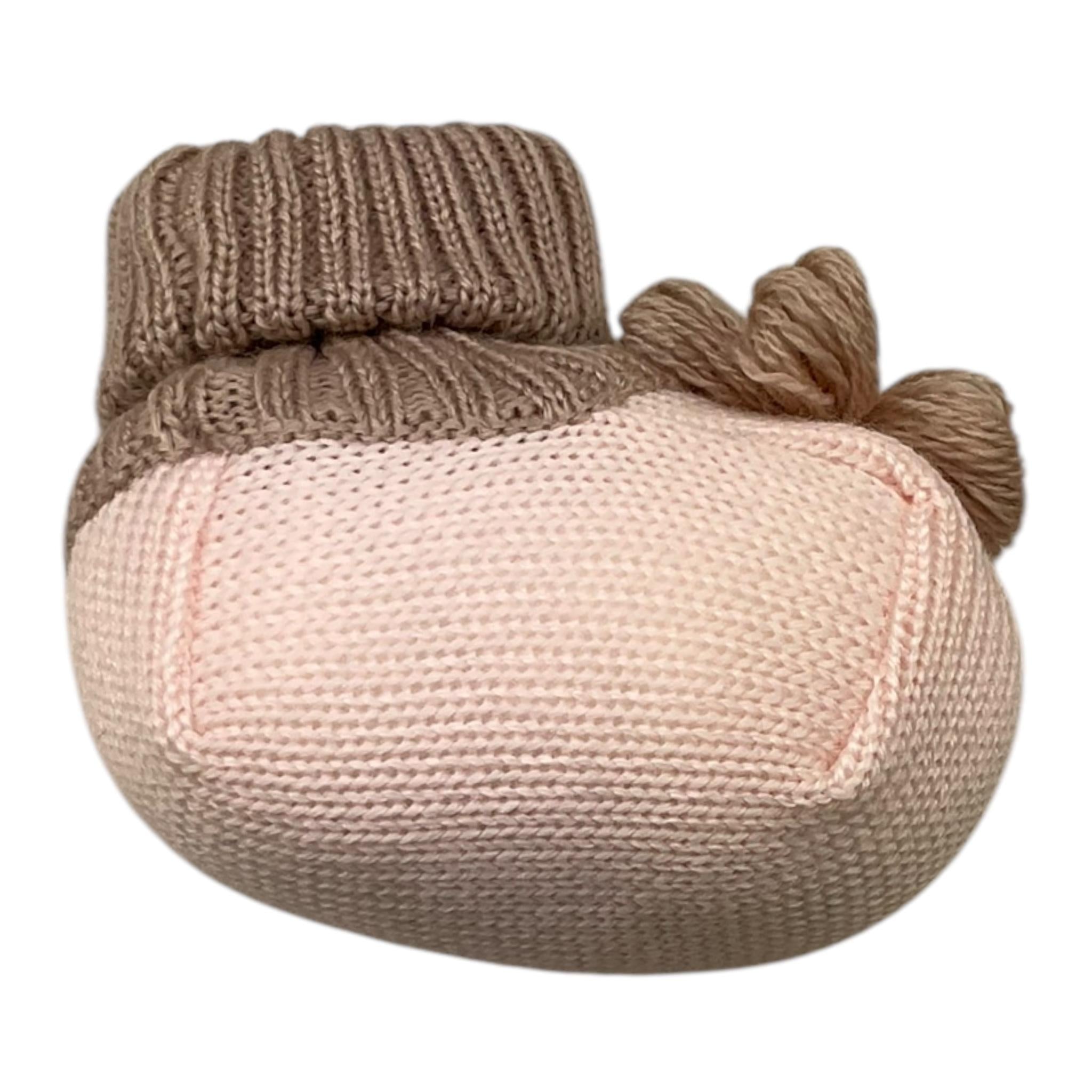 COLORI CHIARI babbucce bicolore con ricami Rosa per Neonata FF757785 ROSA COLORI CHIARI