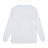 LEVI'S shirt girocollo tinta unita con stampa logo Bianco per Bambino 9EL440 BIANCO LEVI'S