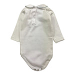 BABIDU body tinta unita con colletto Bianco per Neonato KDJF BIANCO BABIDU