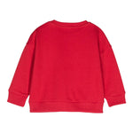MOSCHINO felpa chiusa girocollo con stampe orsi Rosso per Neonato MUF05K ROSSO MOSCHINO
