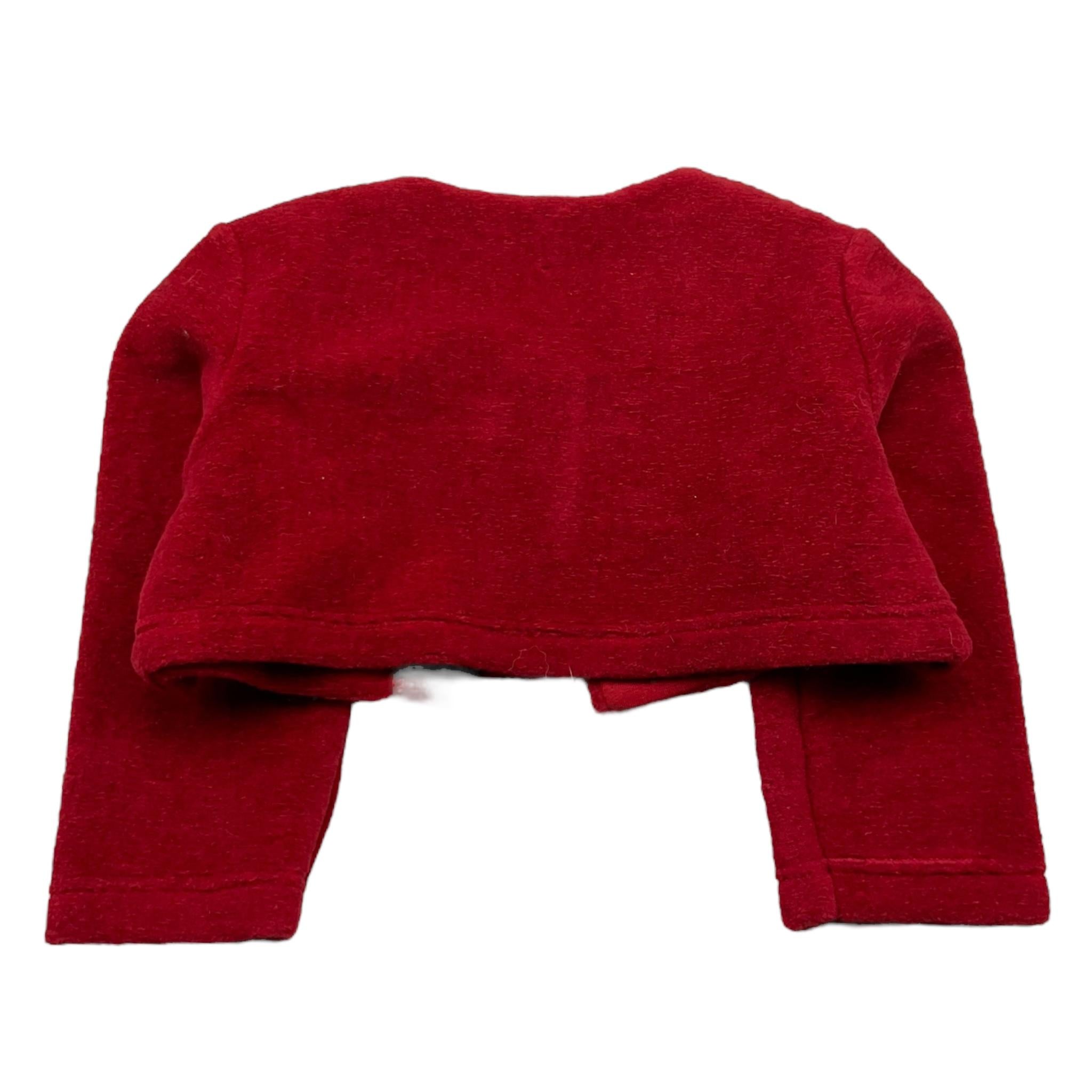 BARCELLINO coprispalle tinta unita Rosso per Neonata 115713X ROSSO BARCELLINO