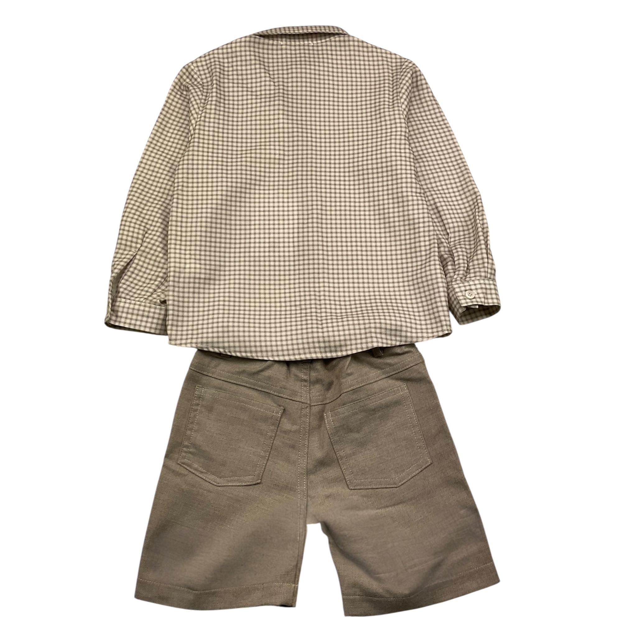 BARCELLINO completo 2 pezzi camicia-bermuda Grigio per Bambino 115619J GRIGIO BARCELLINO