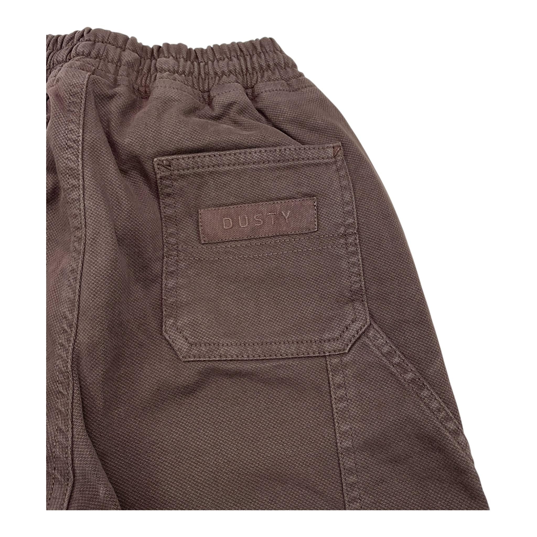 DUSTY COLOR pantalone tinta unita cn elastico in vita Marrone per Bambino DUXF4045PA MARRONE DUSTY COLOR