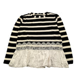 MONNALISA maglia fantasia a righe Bianco/nero per Bambina 176605 BIANCO/NERO MONNALISA
