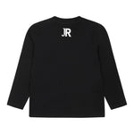 JOHN RICHMOND shirt girocollo tinta unita con stampa Nero per Neonata RIA24066TSX NERO JOHN RICHMOND
