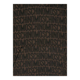 MOSCHINO felpa tinta unita logata con cappuccio Marrone per Bambino HUF08CXX MARRONE MOSCHINO