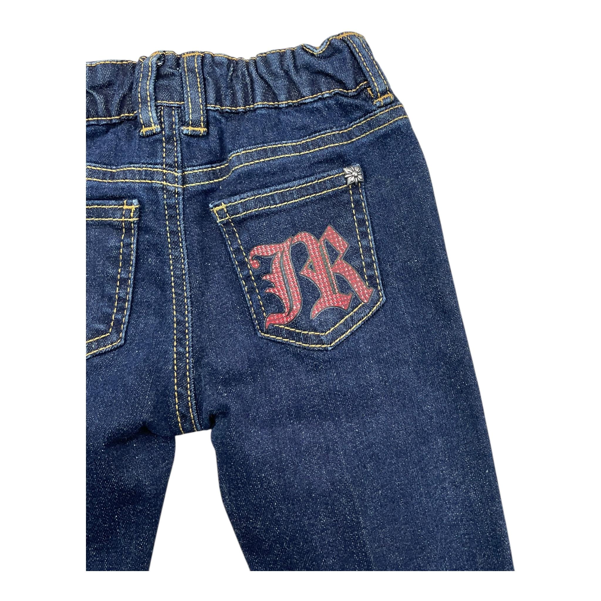 JOHN RICHMOND jeans tinta unita con elastico in vita Blu per Neonato RIA25081JE BLU JOHN RICHMOND