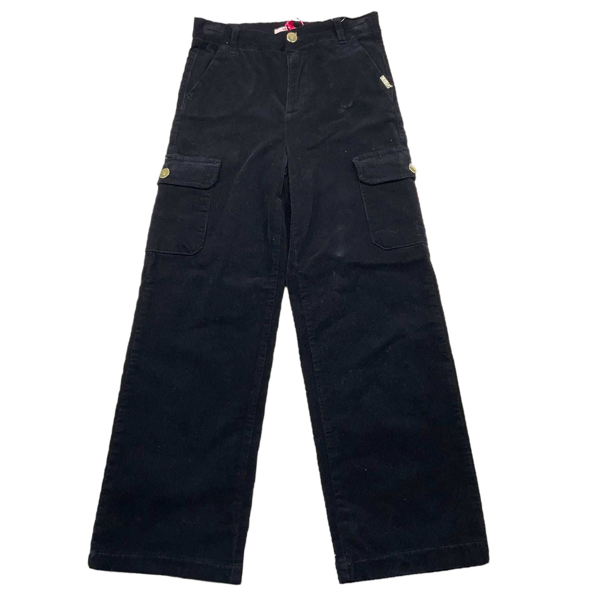 LIU JO pantalone modello palazzo tinta unita Nero per Bambina GF3219 NERO LIU JO