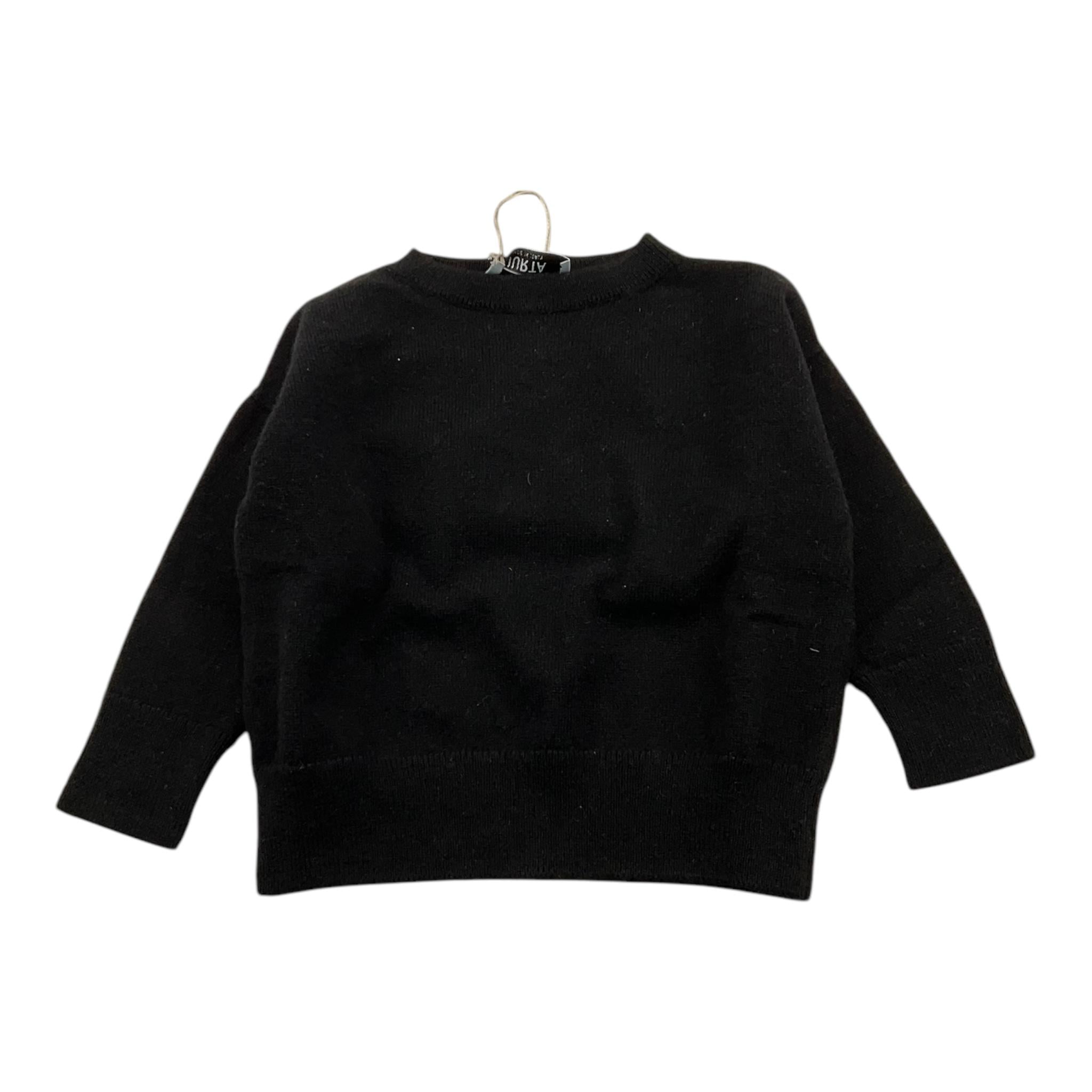JURTA maglia girocollo tinta unita Nero per Neonato WG407N NERO JURTA